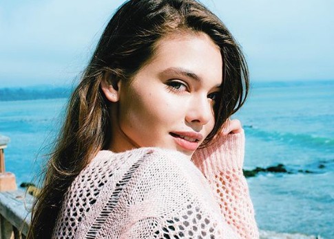 Image: Laneya Grace in a beach enjoying her holiday. Laneya Grace Bio, Wiki, Age, Height, Boyfriend, Net Worth & Assets